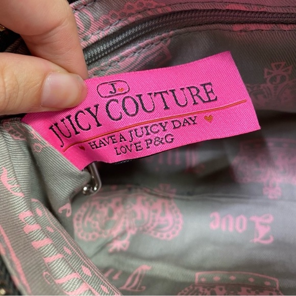 Juicy Couture Vintage Gray Metallic Shoulder purse - Picture 16 of 16